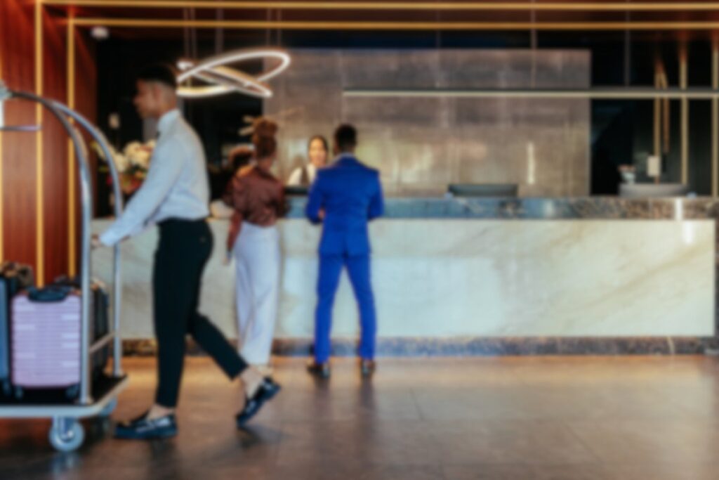 hotel lobby